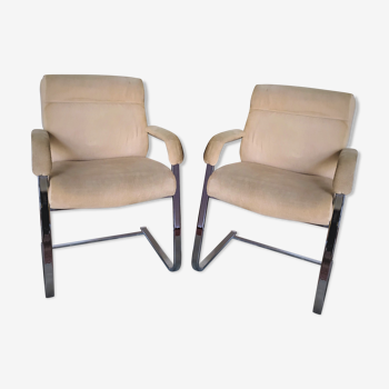 Paire de fauteuils Sitag