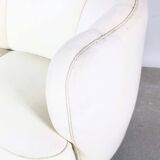Art Deco Curved Banana Sofa, Denmark 1950s