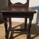 Rustic oak chair