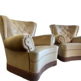 Ensemble de 2 fauteuils vintage