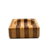 Mid-century wood ashtray / bowl, Italy ca. 1970