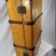 Suitcase, old wooden trunk