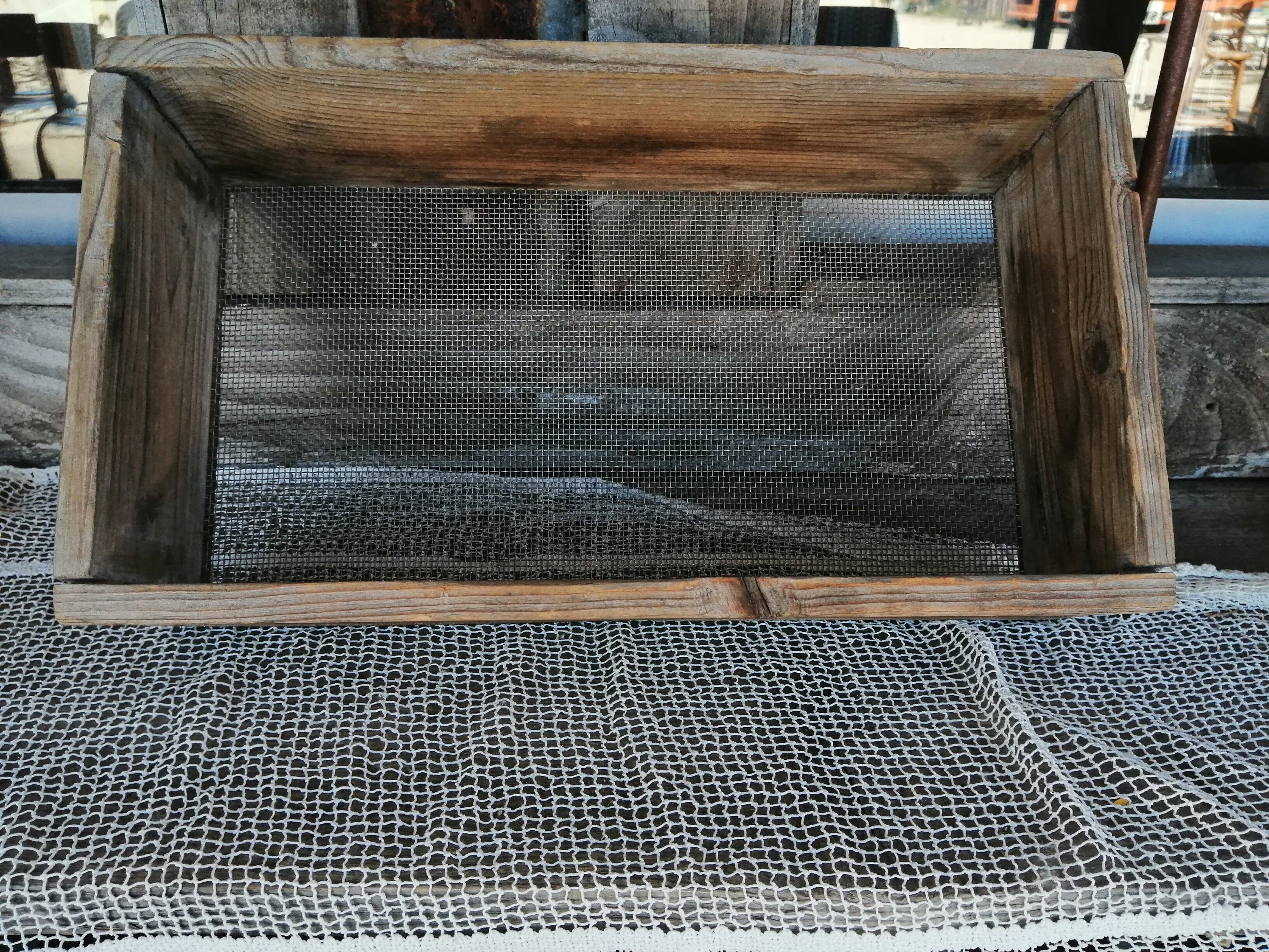 Old grain sieve