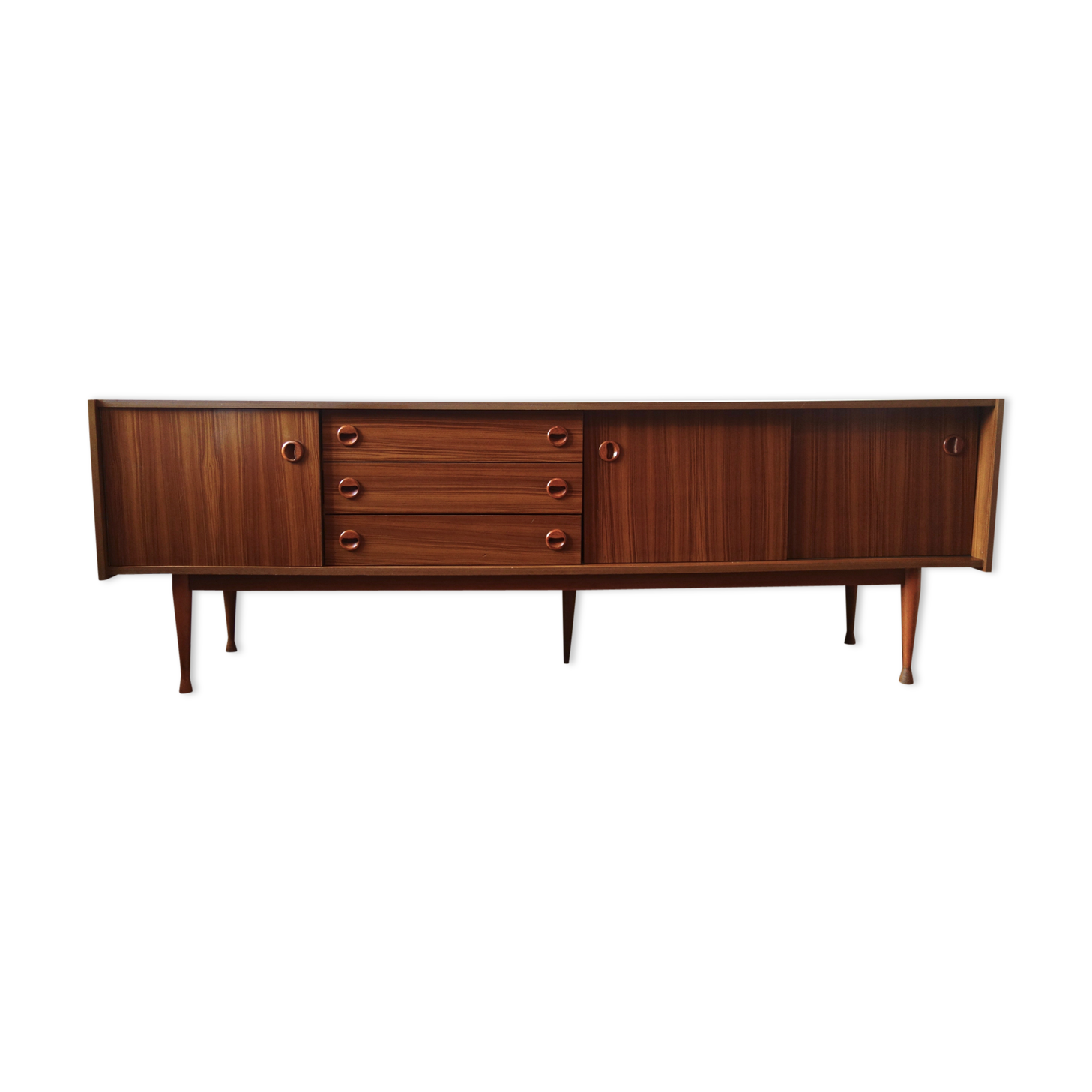 Enfilade scandinave en teck années 60