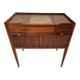 Sublime Louis XVI style walnut and walnut veneer dressing table