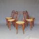 Lot de 5 chaise Thonet bistrot N°14 1/2 cannées