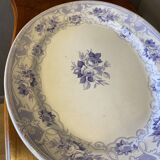 Plat faïence XIXe