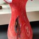 Grand Vase Boule floral/Verrerie d Art Kaysersberg. Moucheté/Volutes