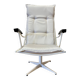 Swivel armchair in metal and Bakelite, 1960s design.