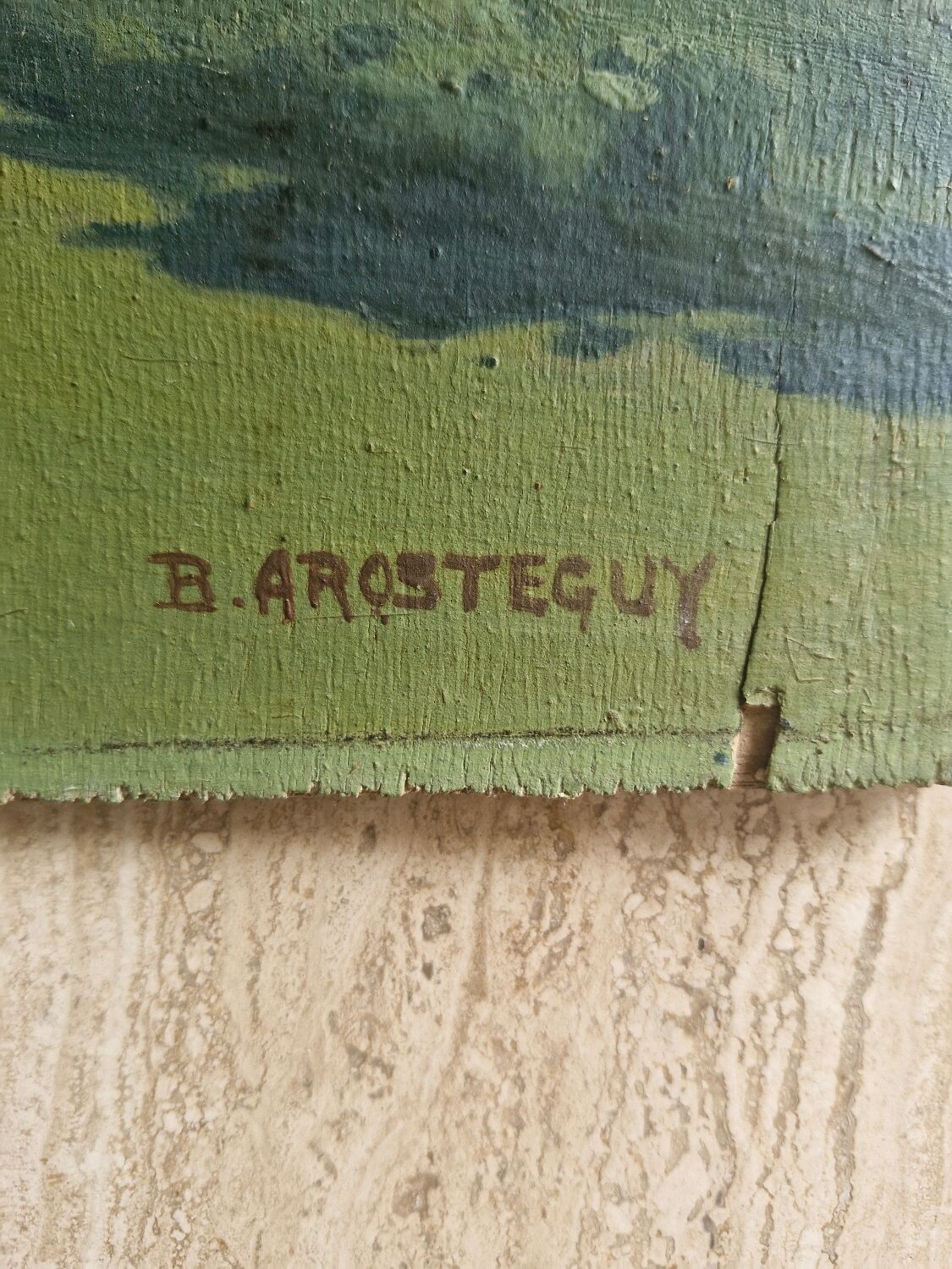 Painting by Bernard Arosteguy