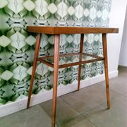 Table basse vintage, d'appoint, tchèque, Dřevopodnik Holešov