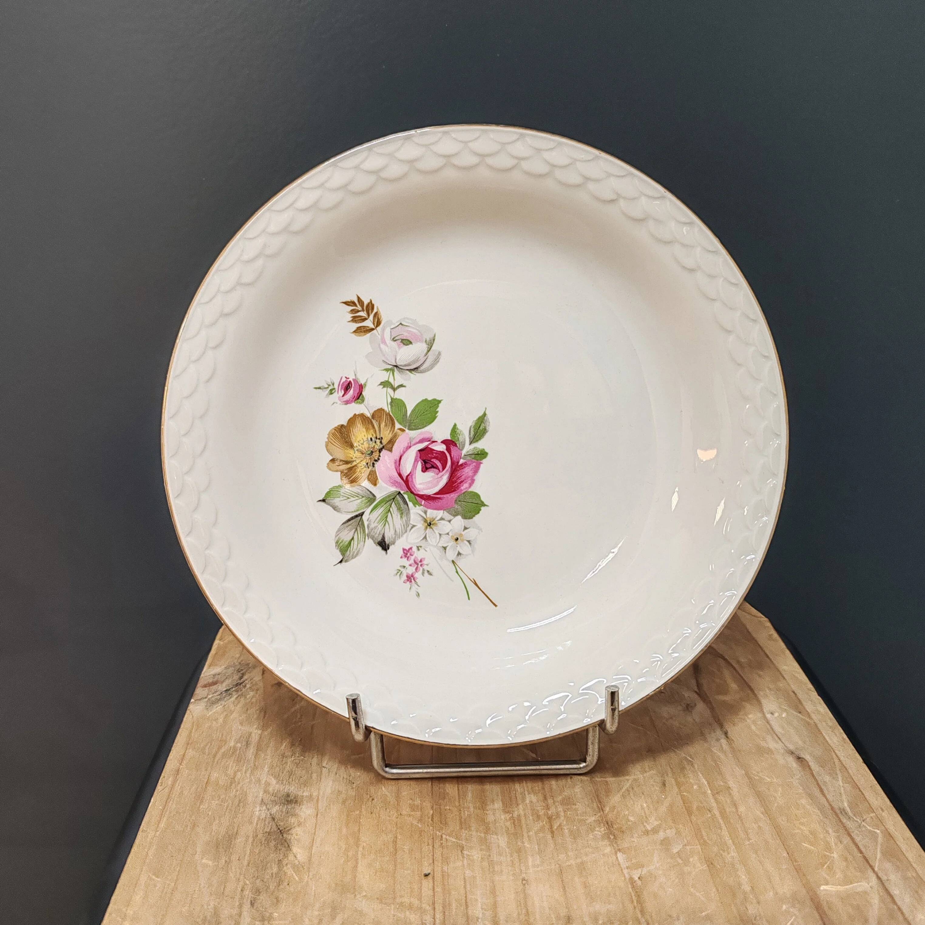 Flat plates "Digoin and Sarreguemines"