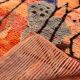 Authentique tapis marocain boujaad laine vintage fait à la main 300x200 cm