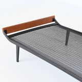 Dick Cordemeyer Lit de repos Cléopâtre en lin blanc Auping Pays-Bas 1954