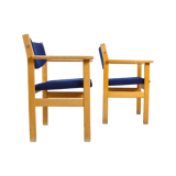 Oak armchairs -  Hans Wegner for Getama
