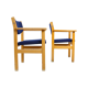 Oak armchairs -  Hans Wegner for Getama