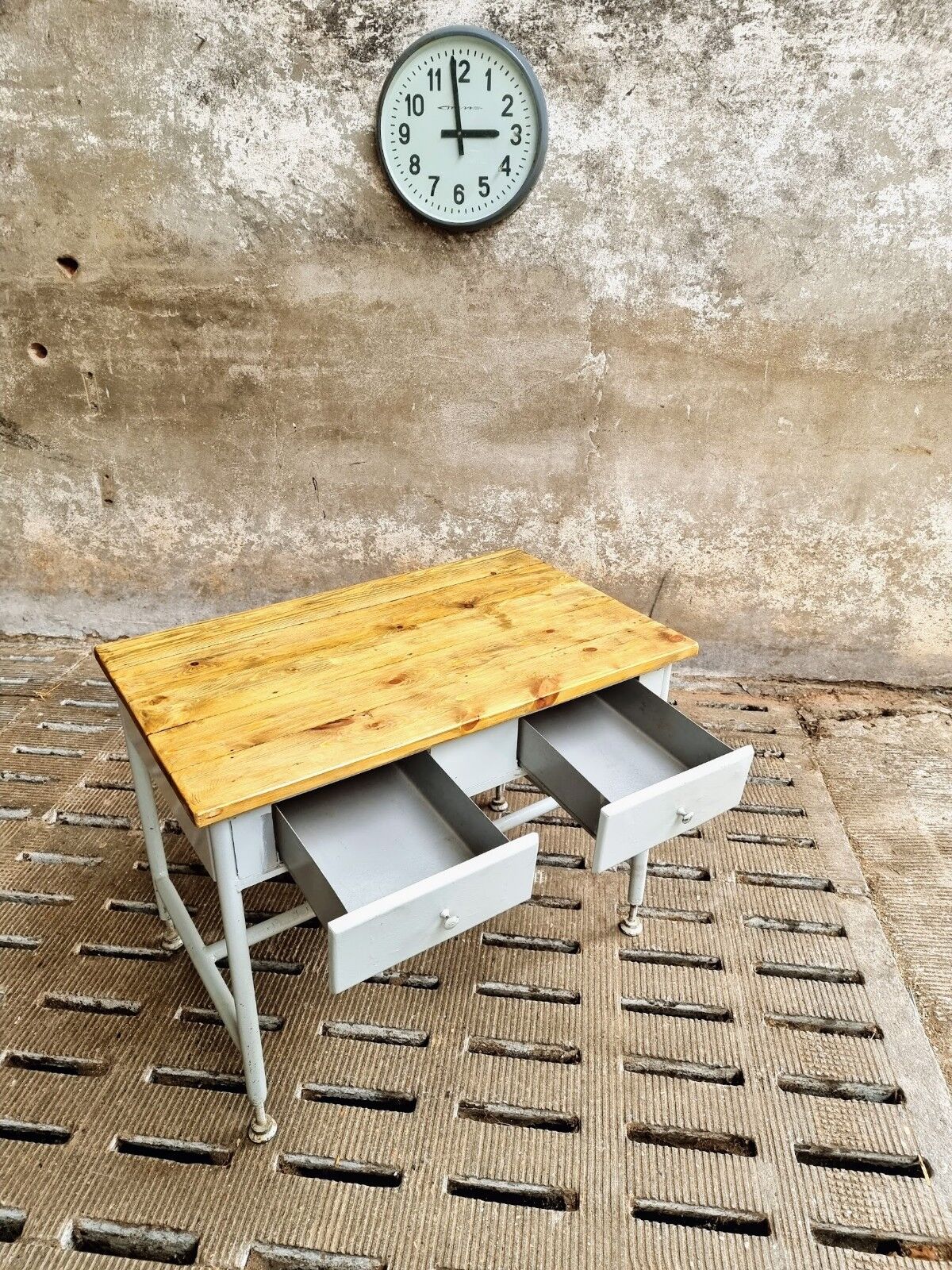 Industrial side table