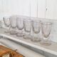set of 6 "bistro" stemmed glasses