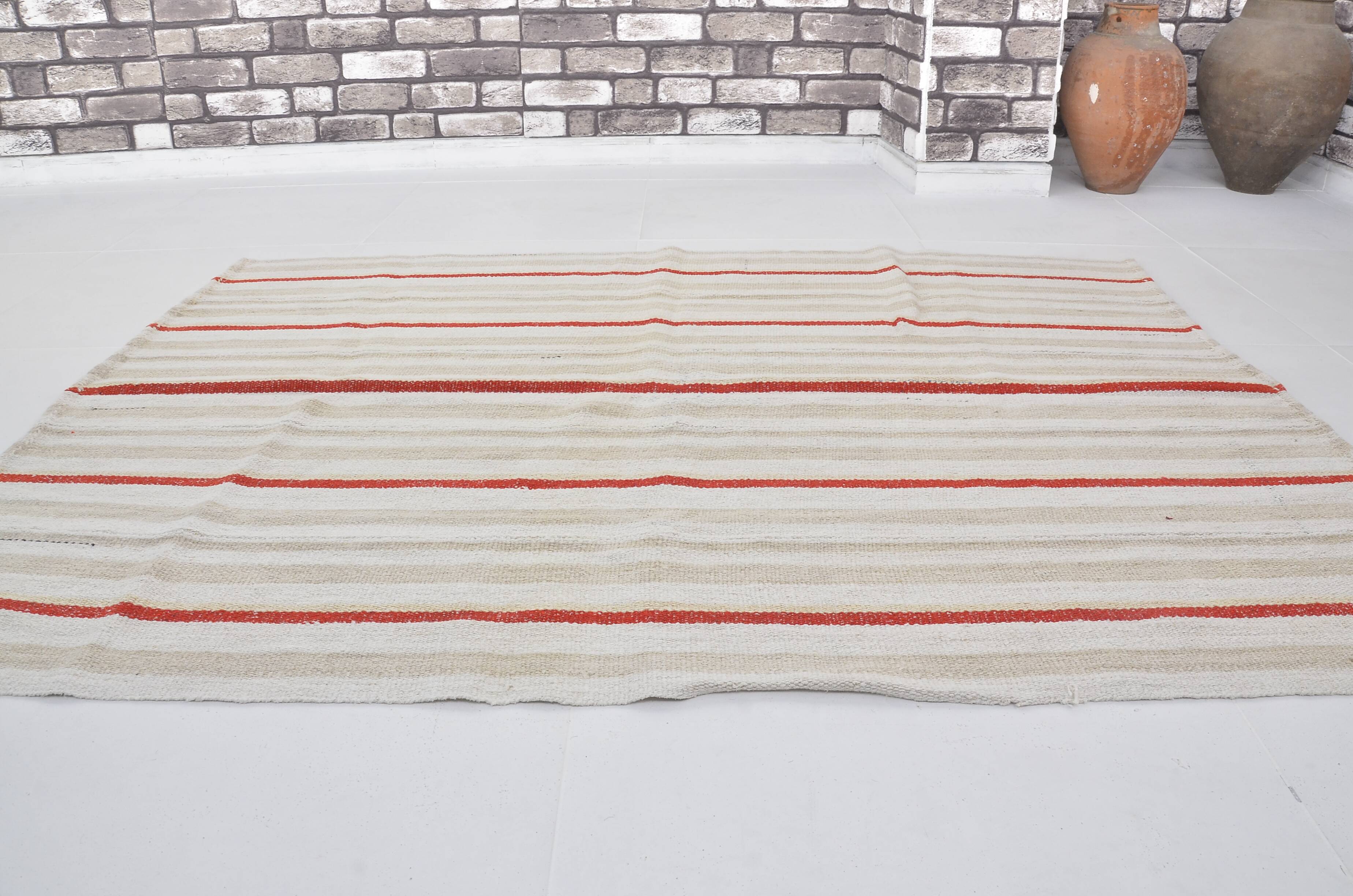 Vintage Handwoven Hemp Kilim Rug sku 3670