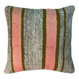 Vintage turkish kilim cushion cover 40 x 40 cm