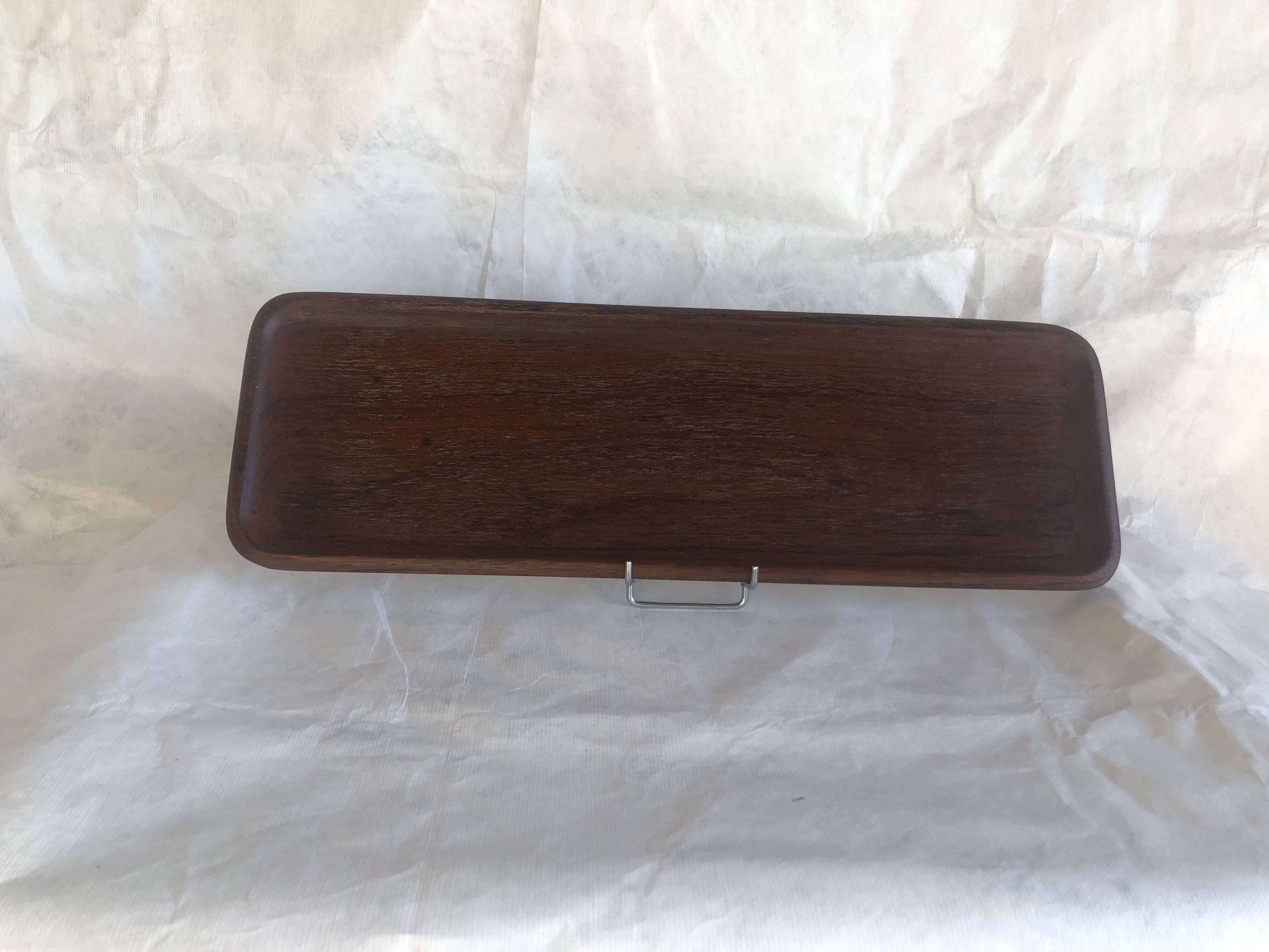 Vintage teak tray, Scandinavian design