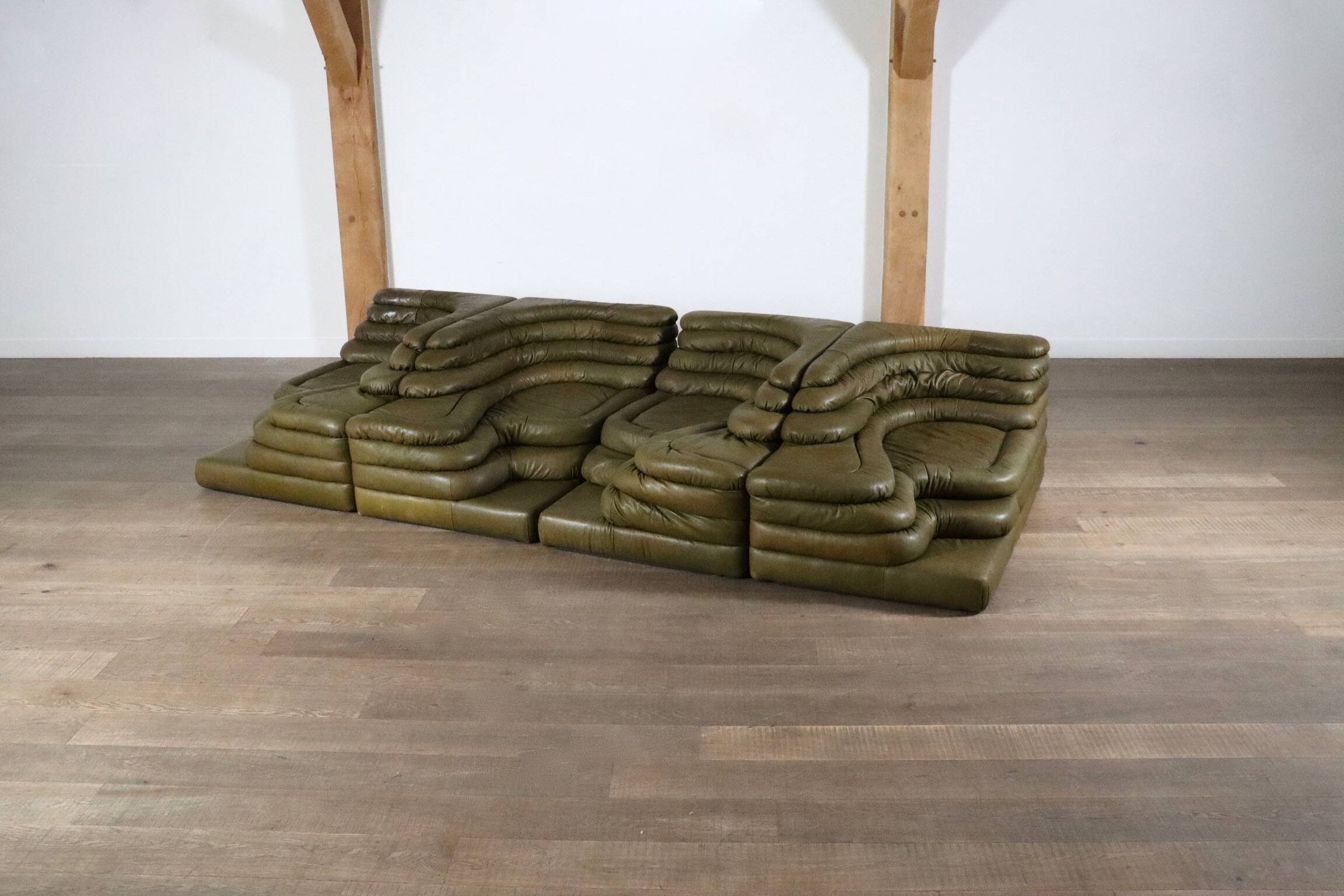 Ubald Klug DS-1025 Terrazza Complete Sofa Set For De Sede Switzerland 1970s