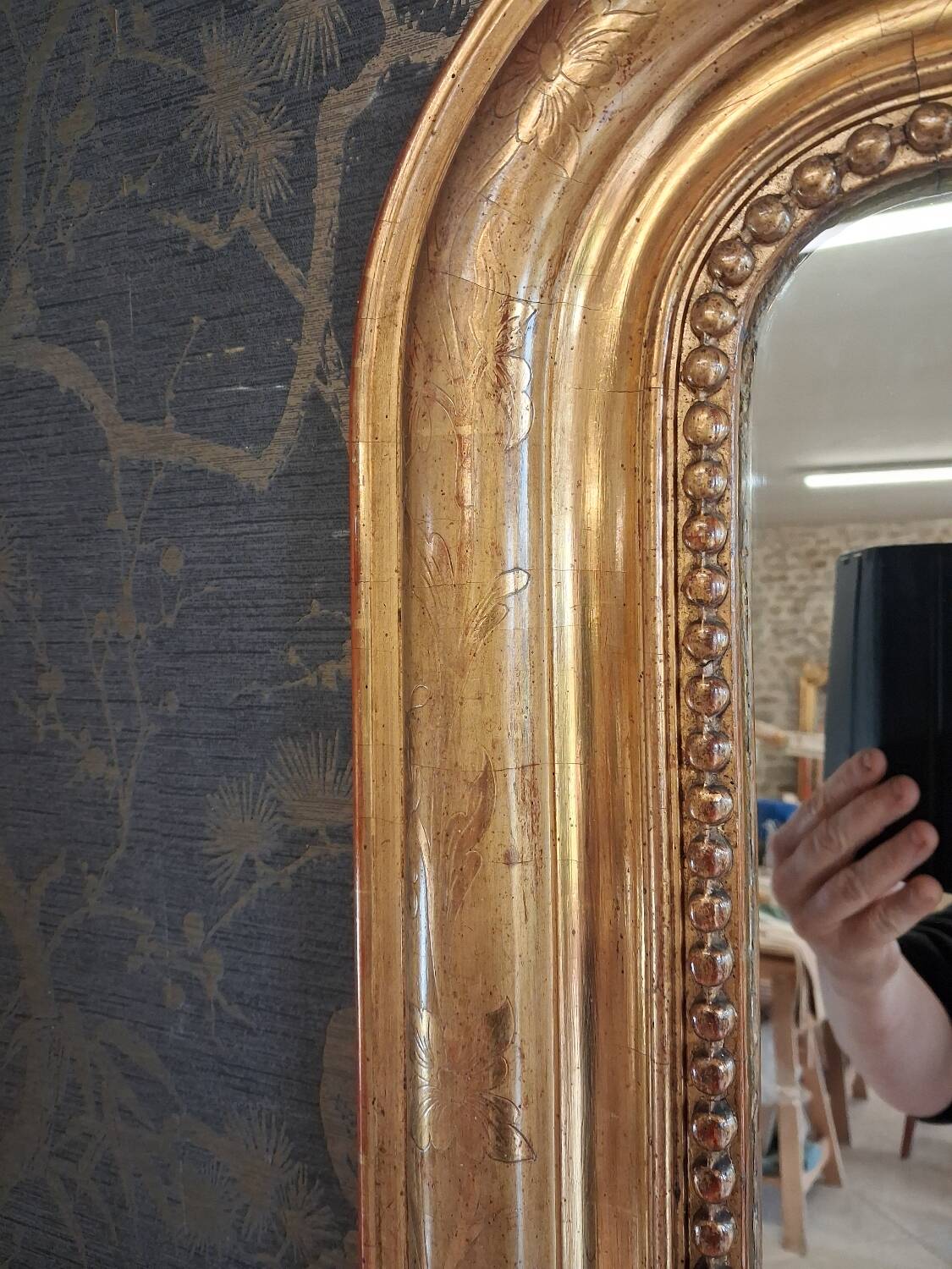 Louis Philippe mirror 159 x 114