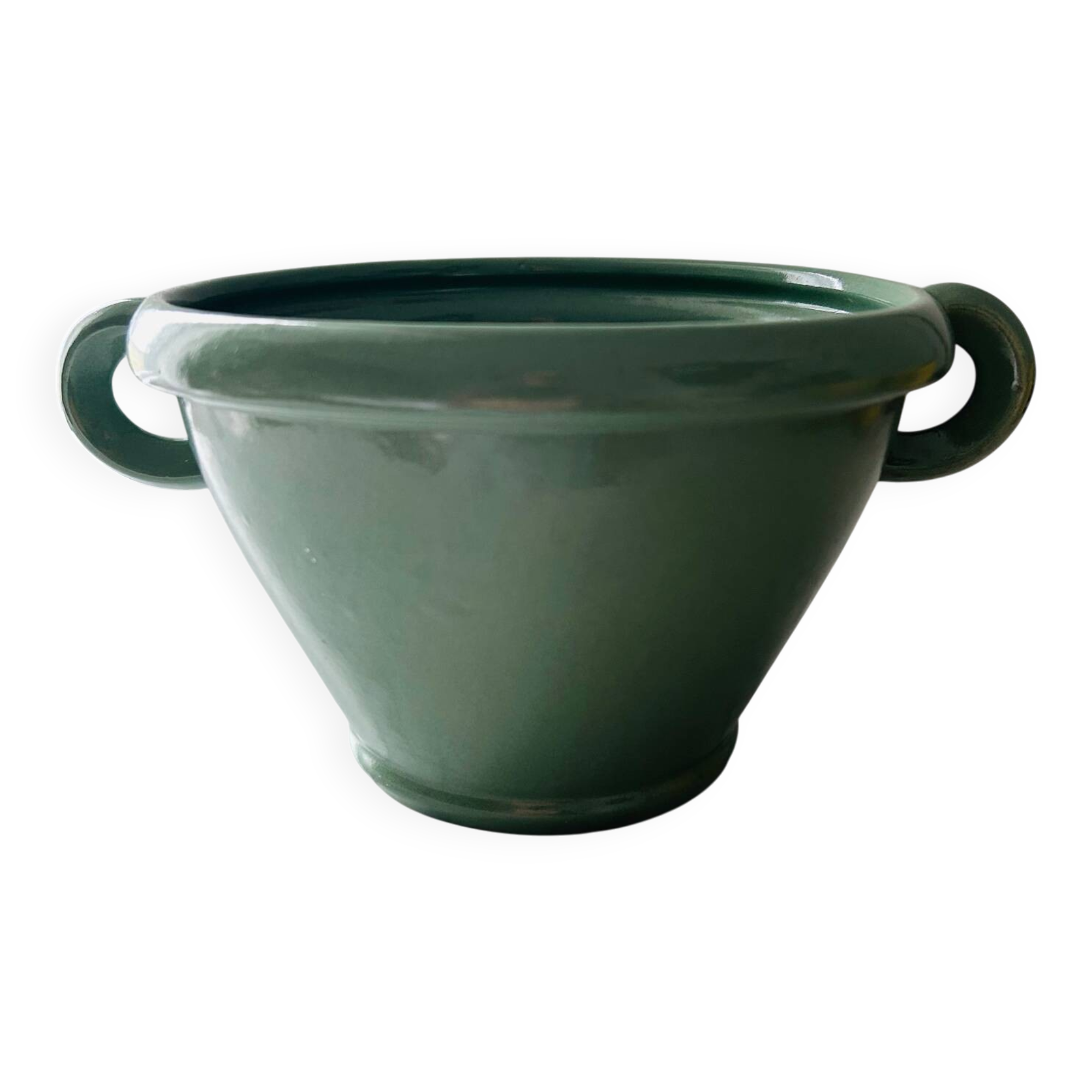 Celadon Scandinavian cache pot