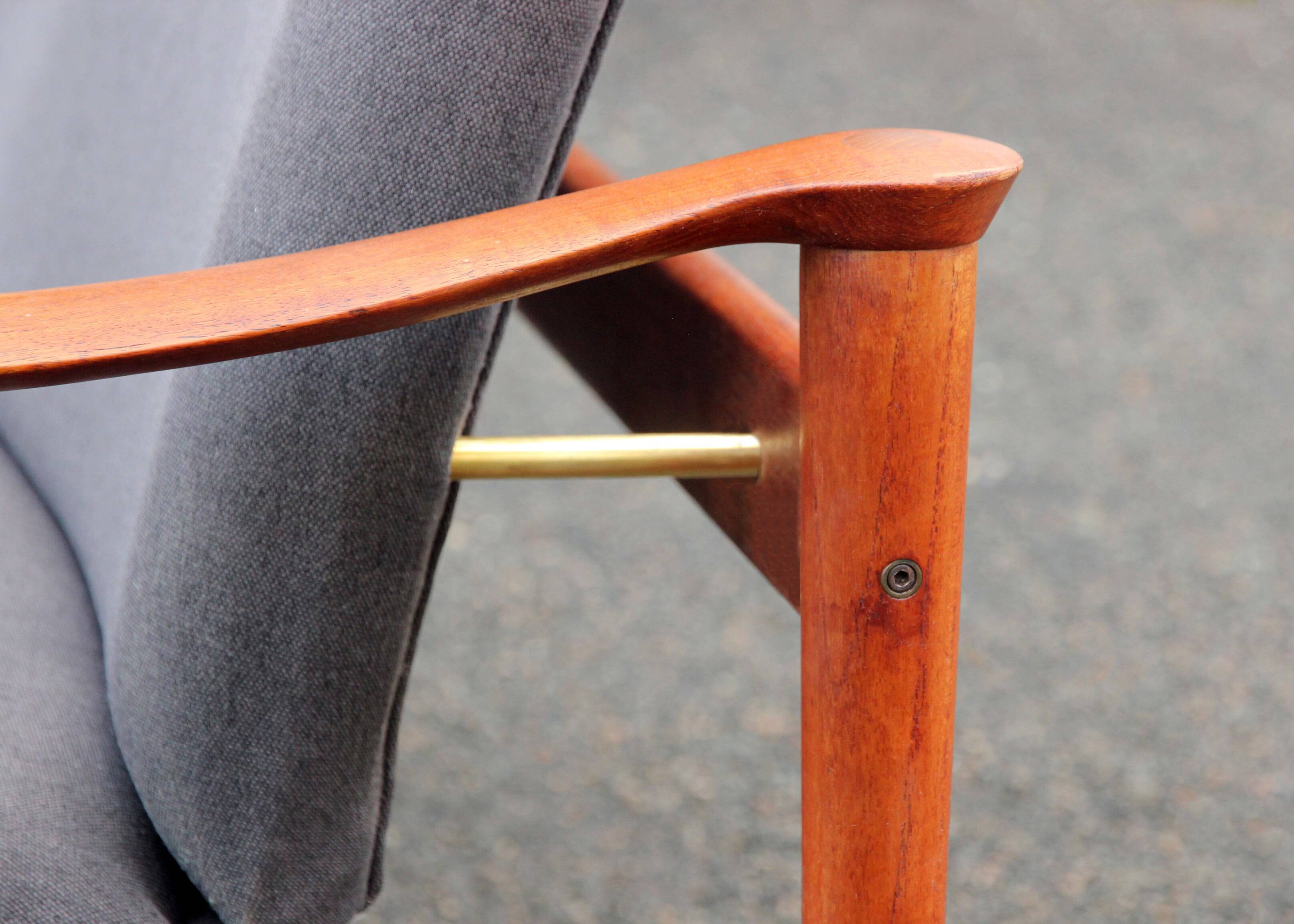 Loveseat 711 sofa by Fredrik Kayser for Vatne Lenestolfabrikk, 1960