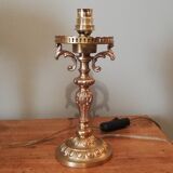 Paire de lampes de chevet en bronze doré
