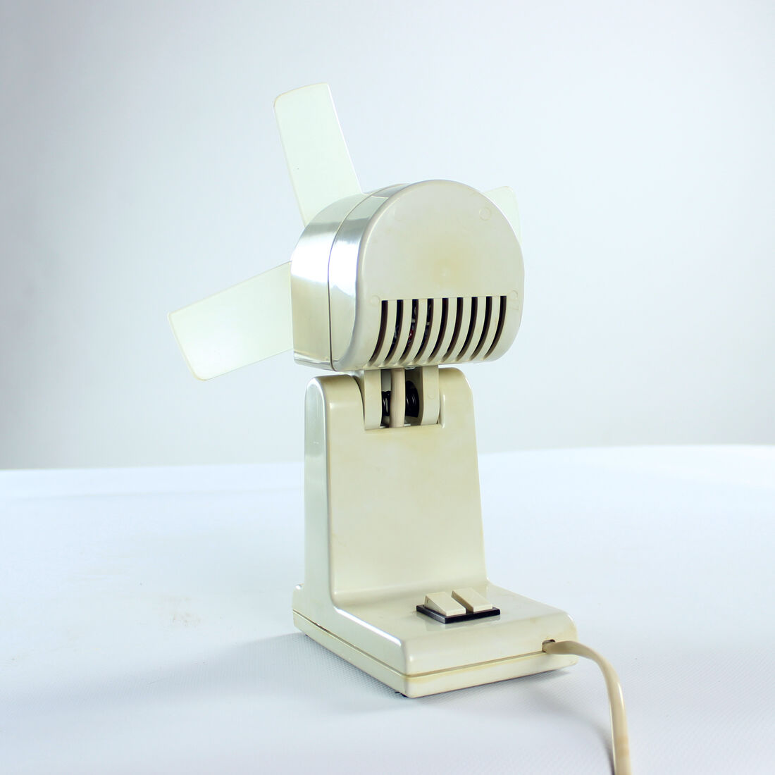 Vintage plastic fan, slovakia 1990s