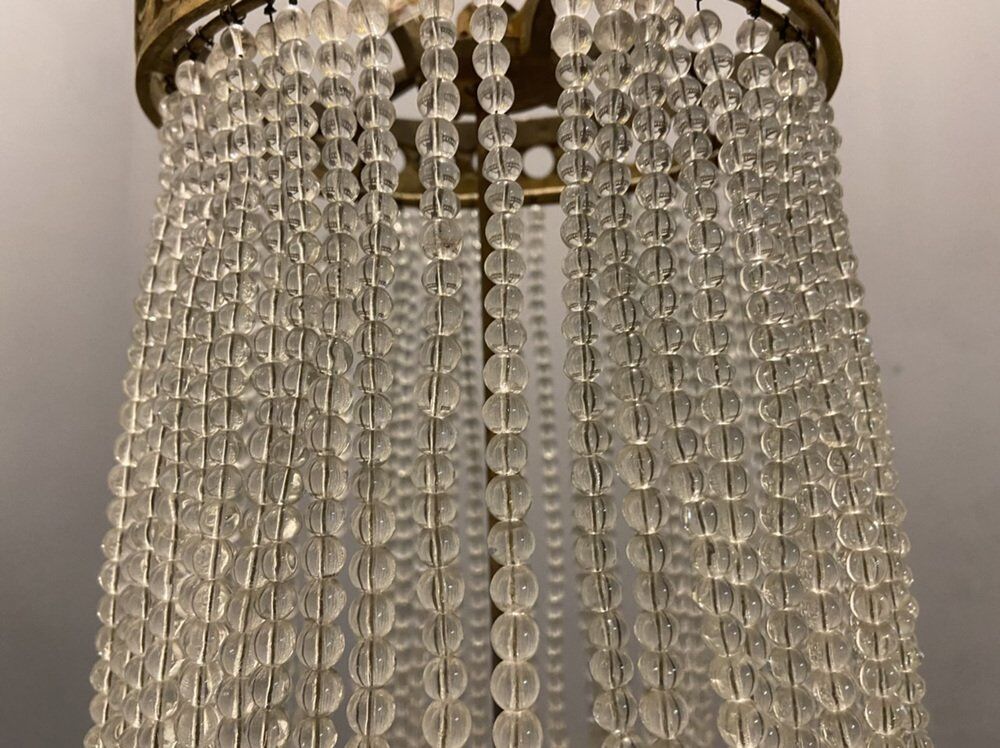 Lustre perle de cristal de murano