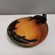 Dish with sea lions hand painted by Ipsen's widow, Denmark 1930s.