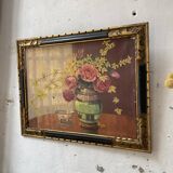 Oil painting flowers 1900