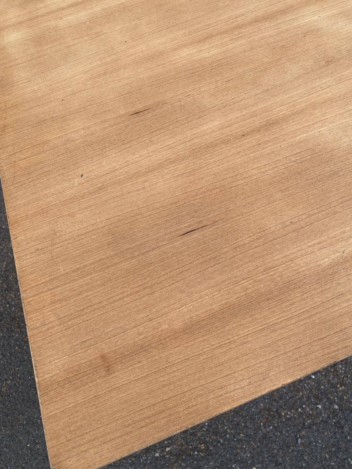 Table à manger scandinave extensible en bois 235cm 1960