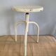 Adjustable metal pharmacy stool