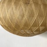 Pair of Scandinavian ball pendant lights