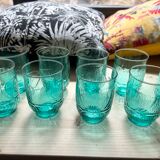 Verres bleu cobalt Arcoroc