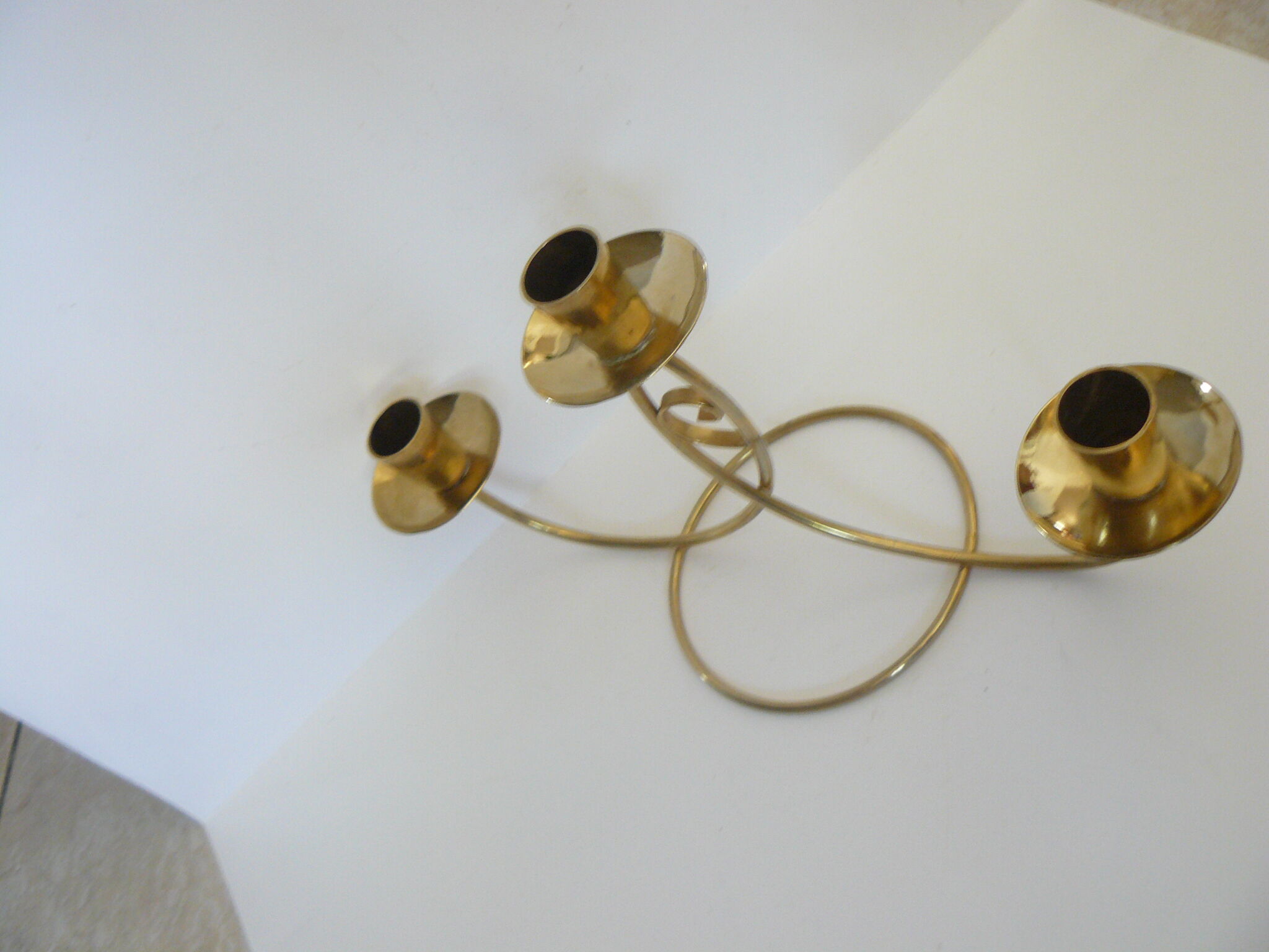 Brass candlestick