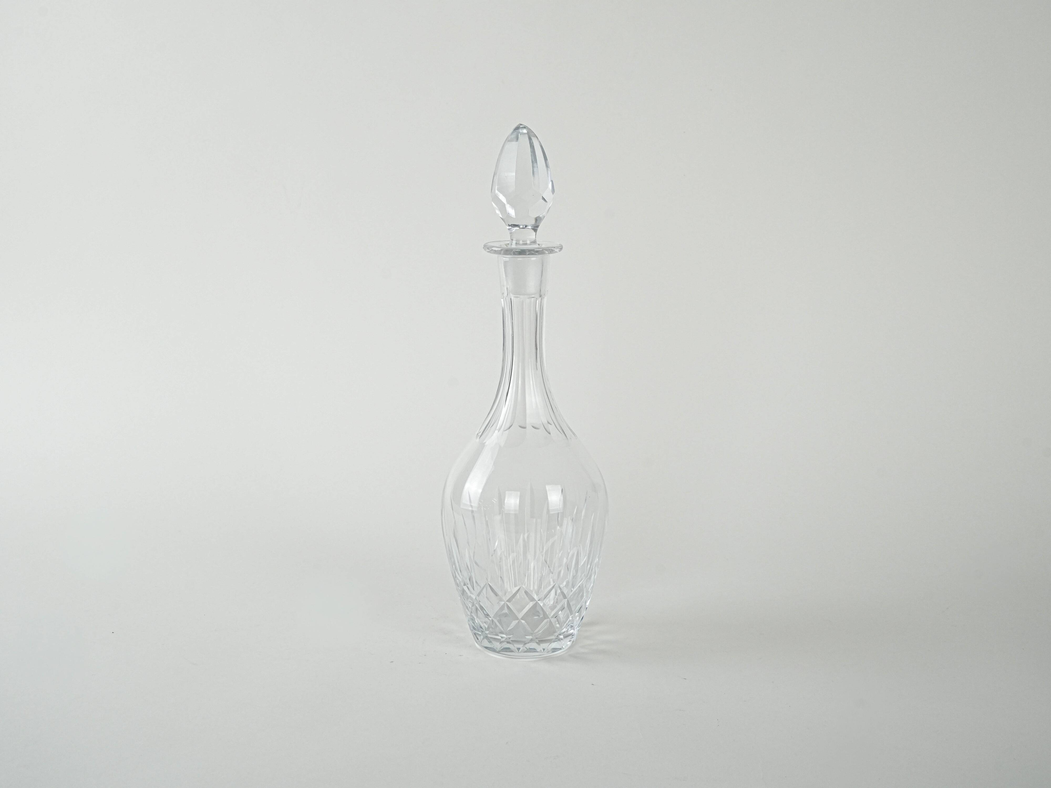 Crystal carafe, Italian design, 1970s, production: Italy
