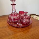 Crystal nightstand set - Late 19th century