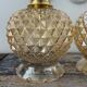Set of vintage gold wall lights