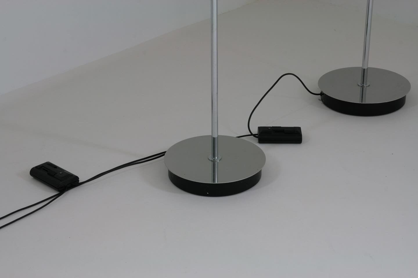 Pair of floor lamps model Nobi 4 by FontanaArte, 1990s