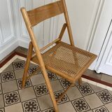 set of 2 vintage folding chairs