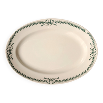 Antique ironstone dish, Belleville model - Longchamp