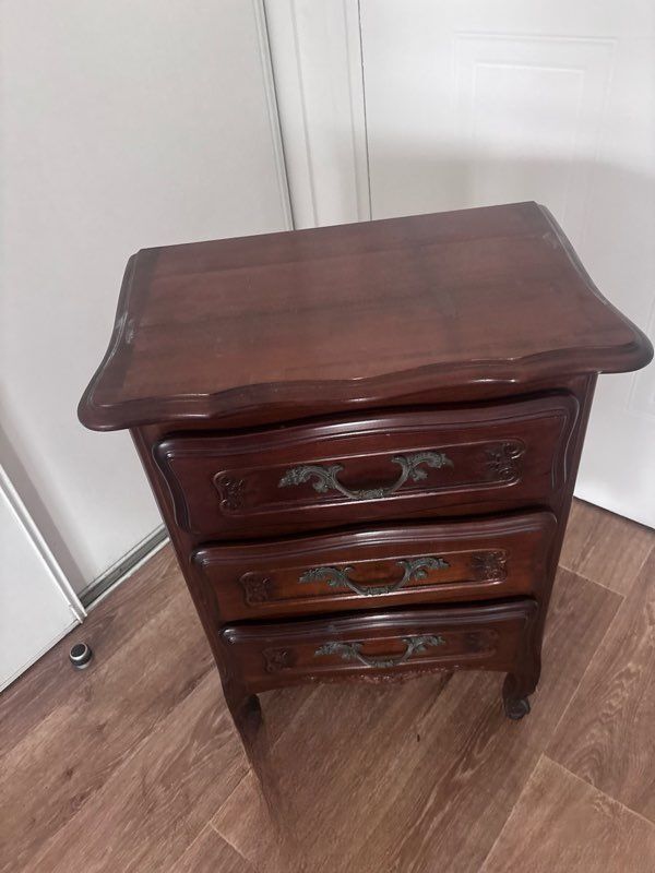 Vintage bedside table