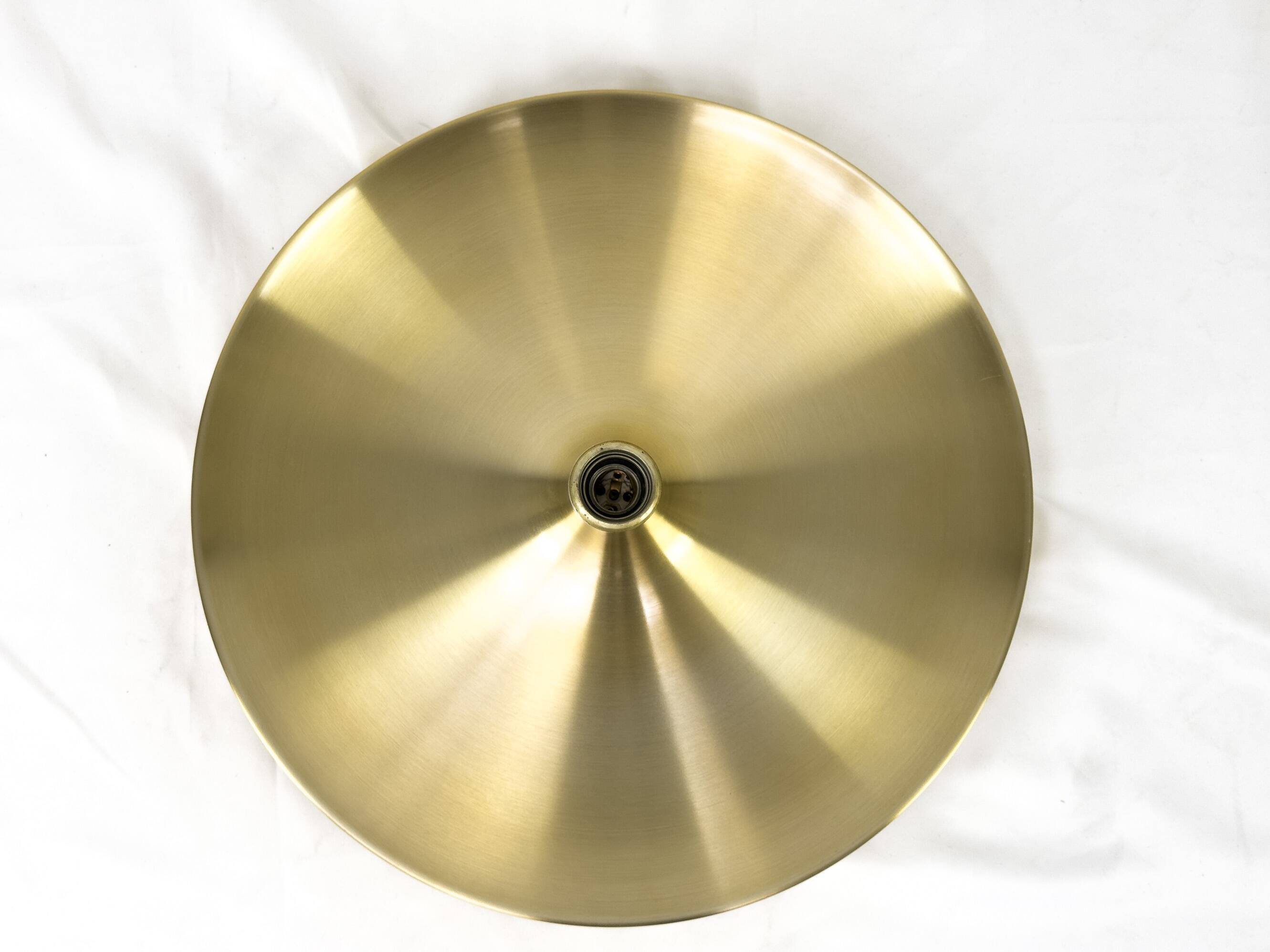 Space Age Brass Wall Sconce from Honsel, 1960s