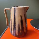 Carafe vase Louis Martin 60 70 glazed stoneware