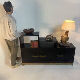 Meuble buffet asymétrique des années 1990