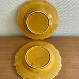 Antique set in Sarreguemines majolica from the 20th century.